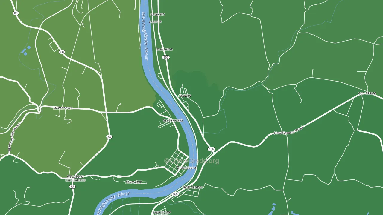 Martin, PA Map of Drug-Related Crime Rates