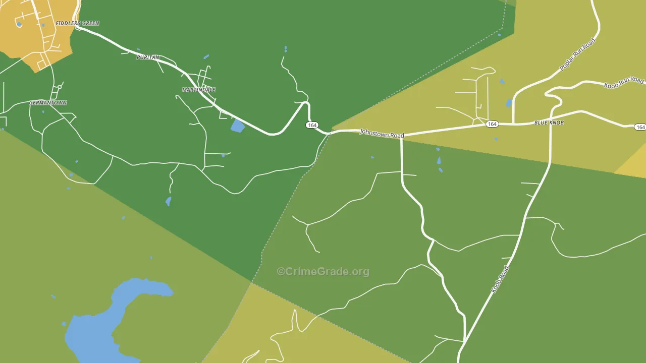Martindale, PA Map of Drug-Related Crime Rates