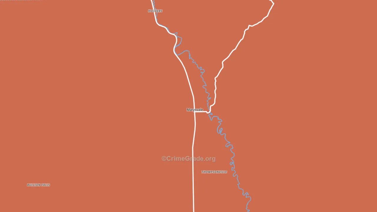 Marysvale, UT Map of Drug-Related Crime Rates