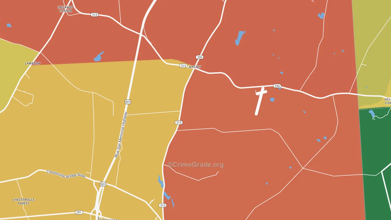 Massey, MD Map of Drug-Related Crime Rates
