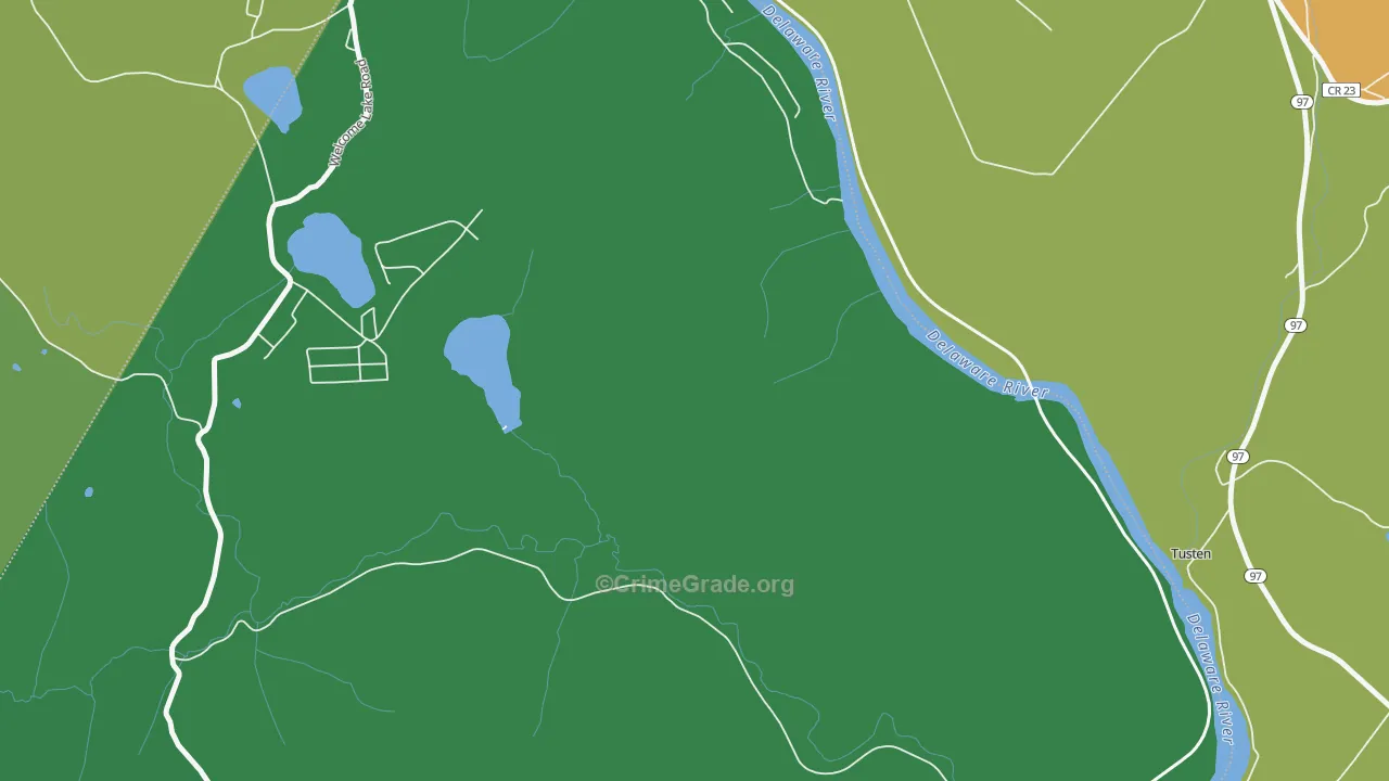 Mast Hope, PA Map of Drug-Related Crime Rates