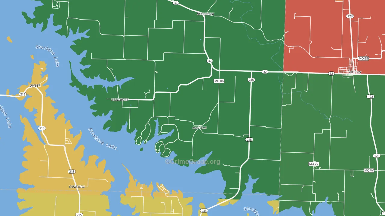 Masters, MO Map of Drug-Related Crime Rates
