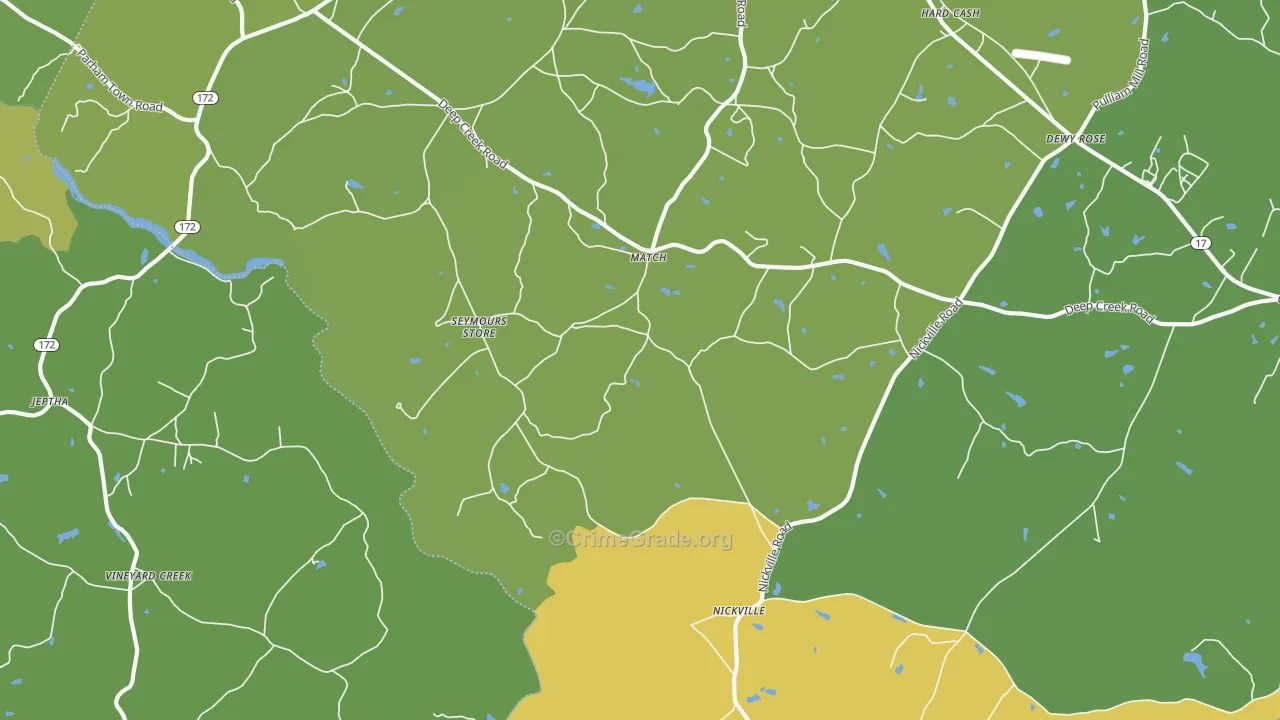 Match, GA Map of Drug-Related Crime Rates