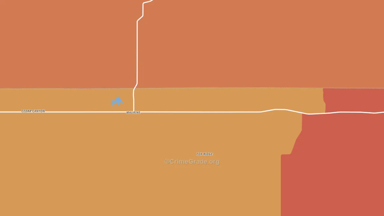 Maurine, SD Map of Drug-Related Crime Rates