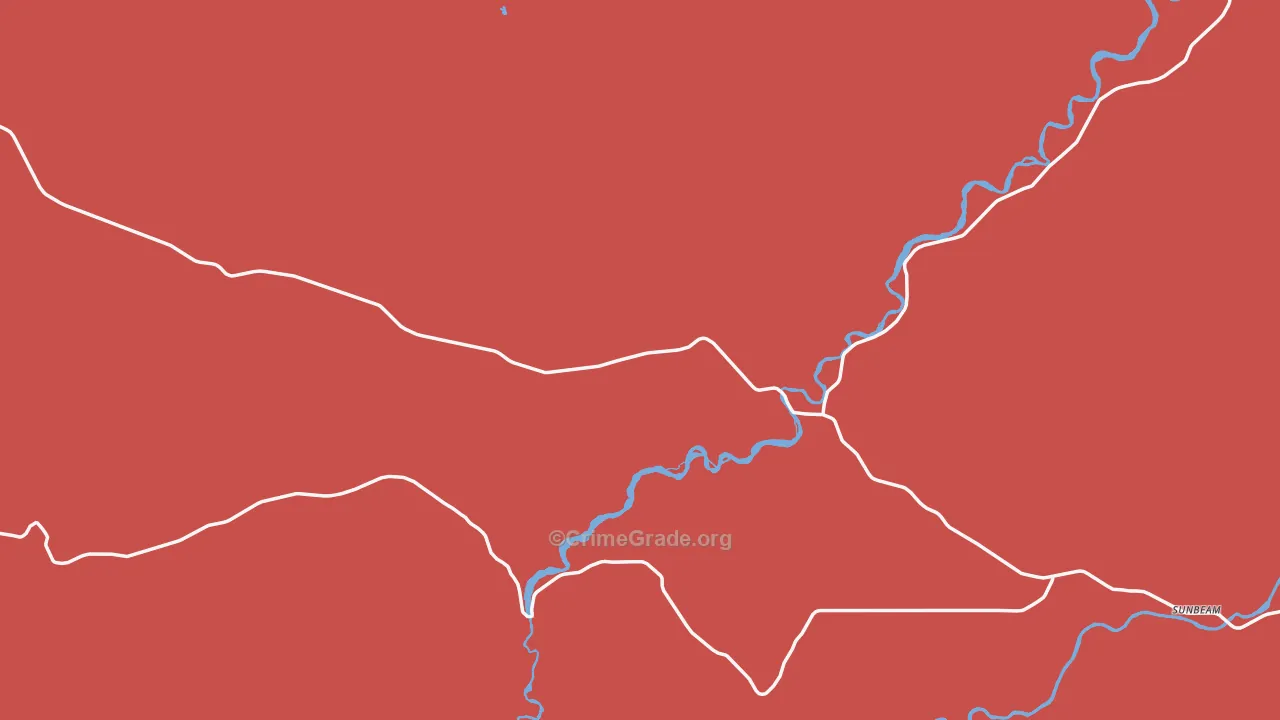 Maybell, CO Map of Drug-Related Crime Rates