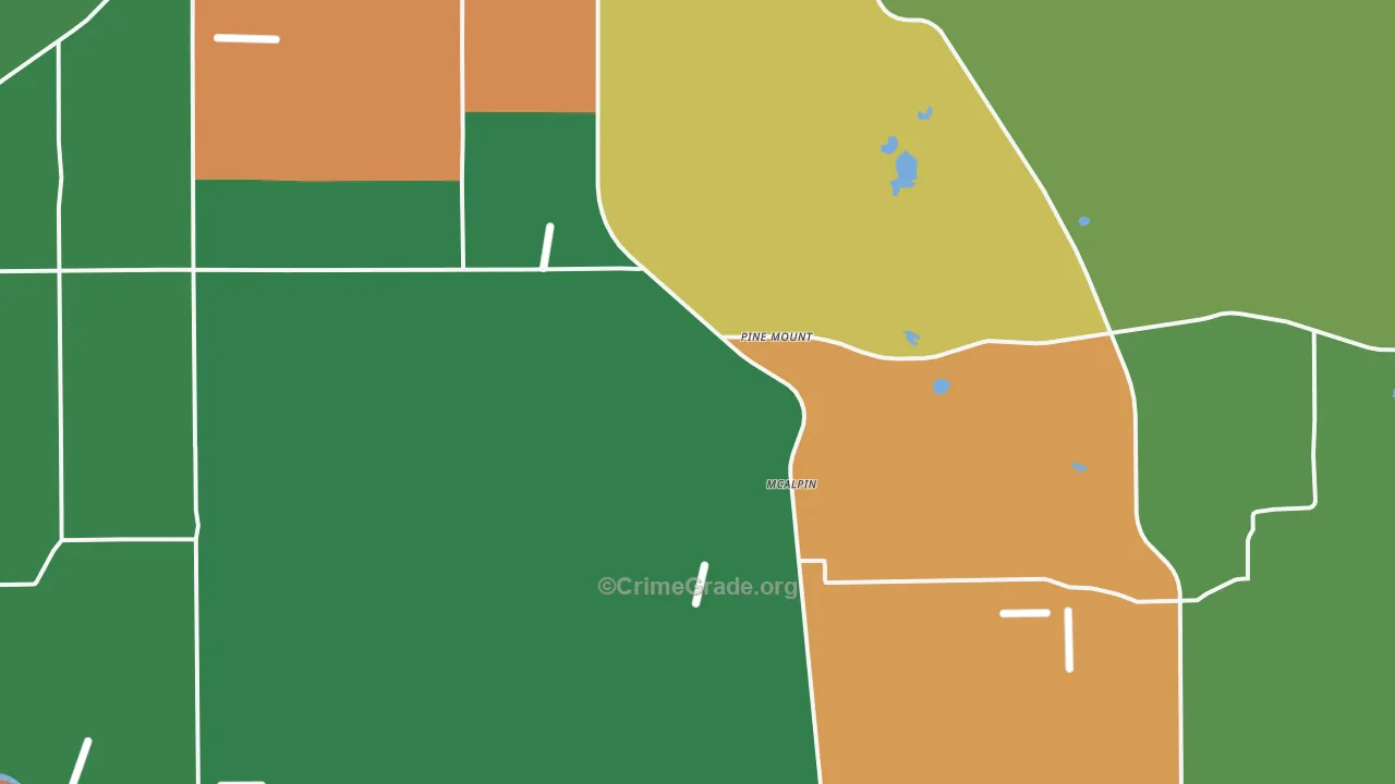 Mc Alpin, FL Map of Drug-Related Crime Rates