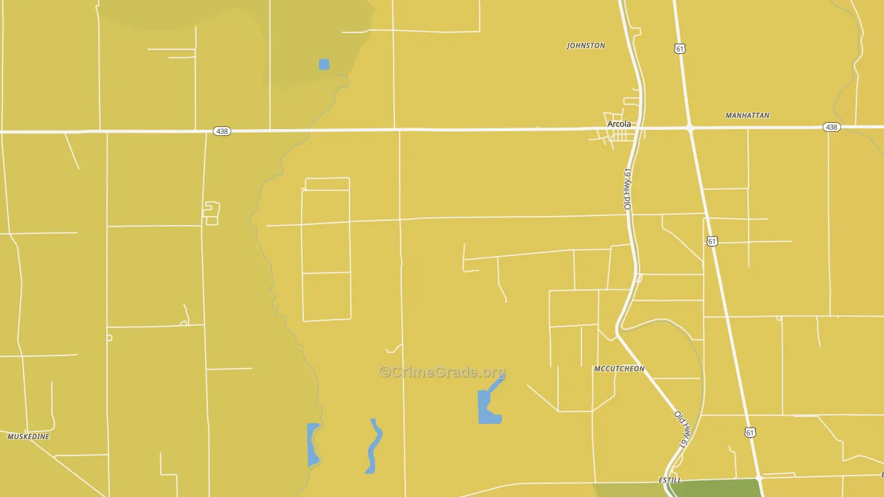 McCutcheon, MS Map of Drug-Related Crime Rates