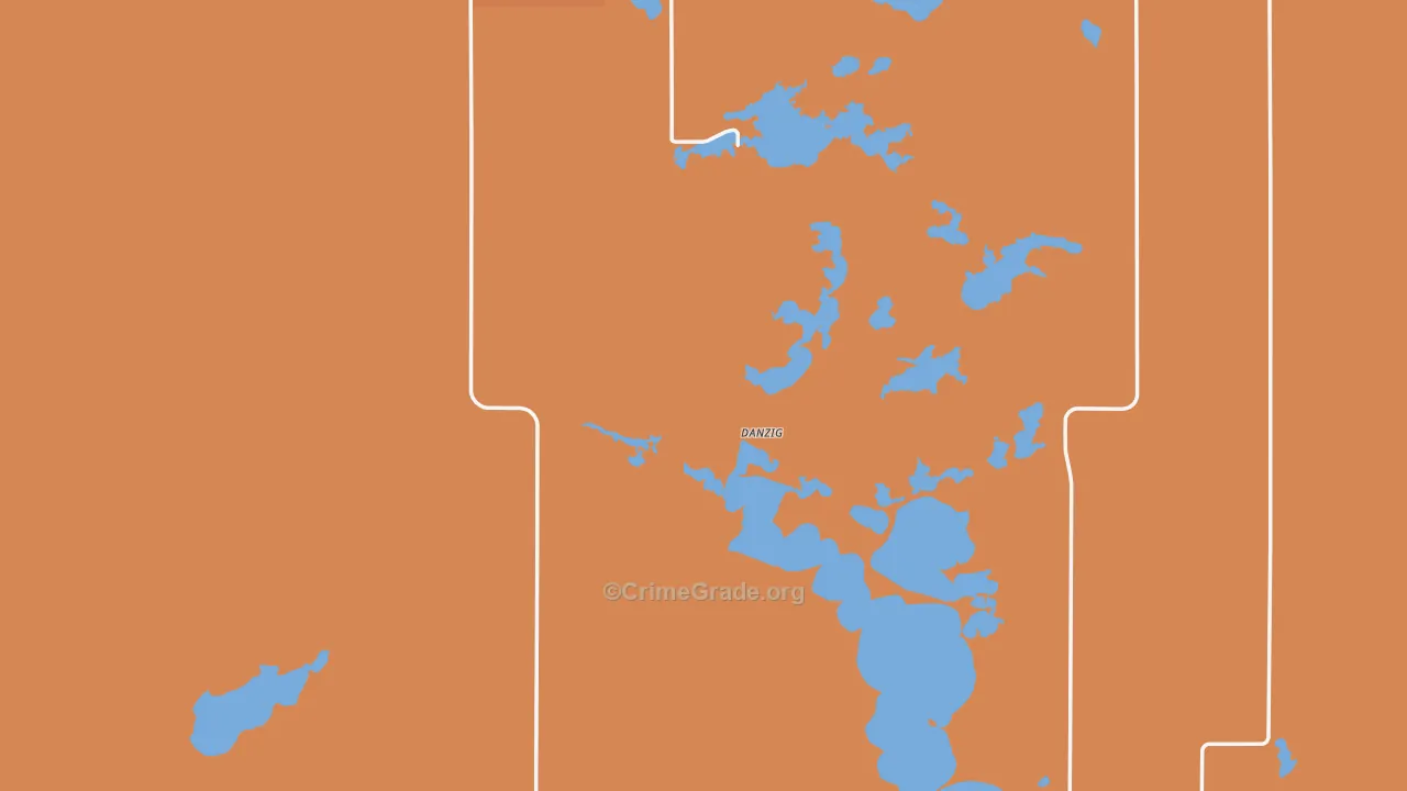 McIntosh County, ND Map of Drug-Related Crime Rates