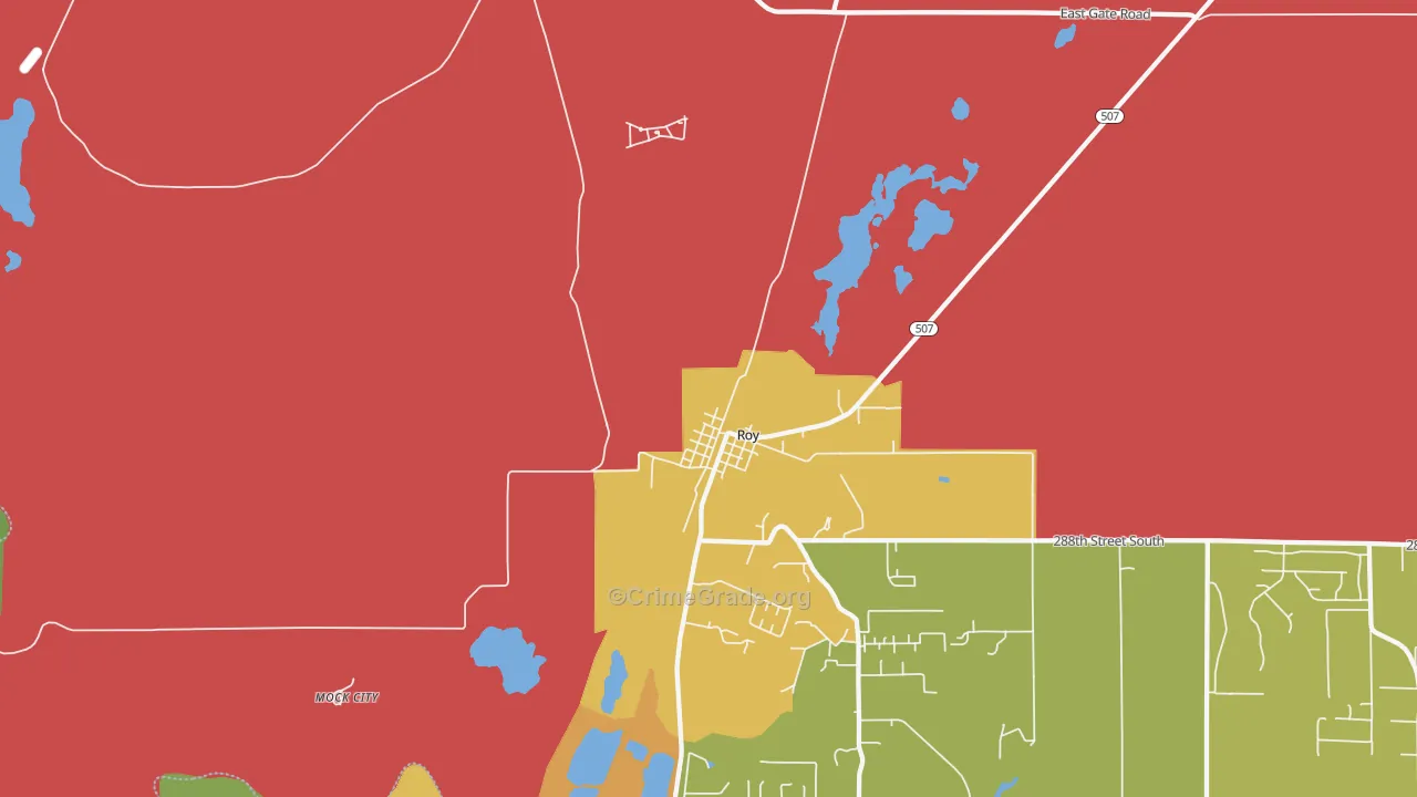 Mckenna, WA Map of Drug-Related Crime Rates