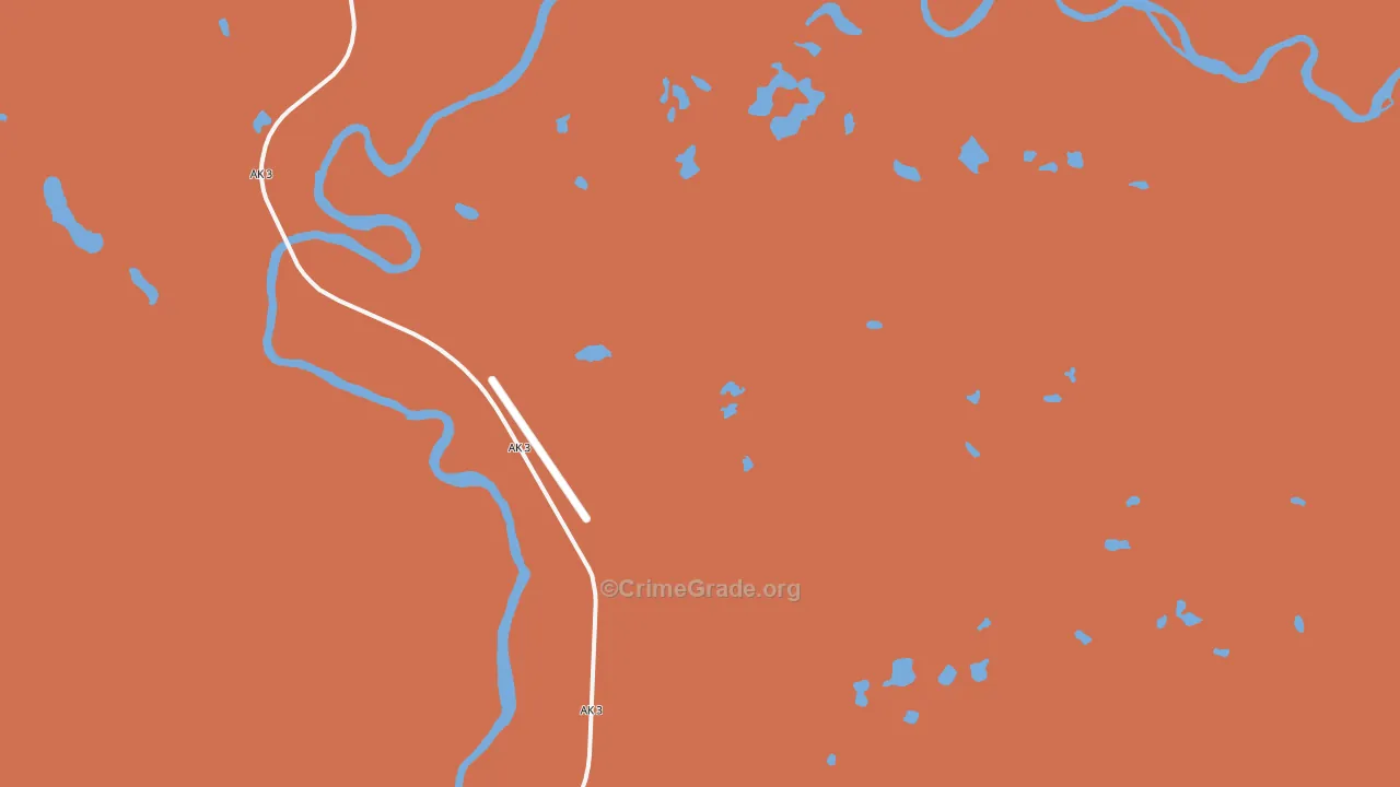 McKinley Park, AK Map of Drug-Related Crime Rates