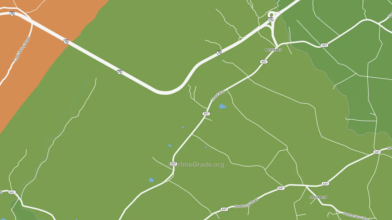 McKinney, PA Map of Drug-Related Crime Rates