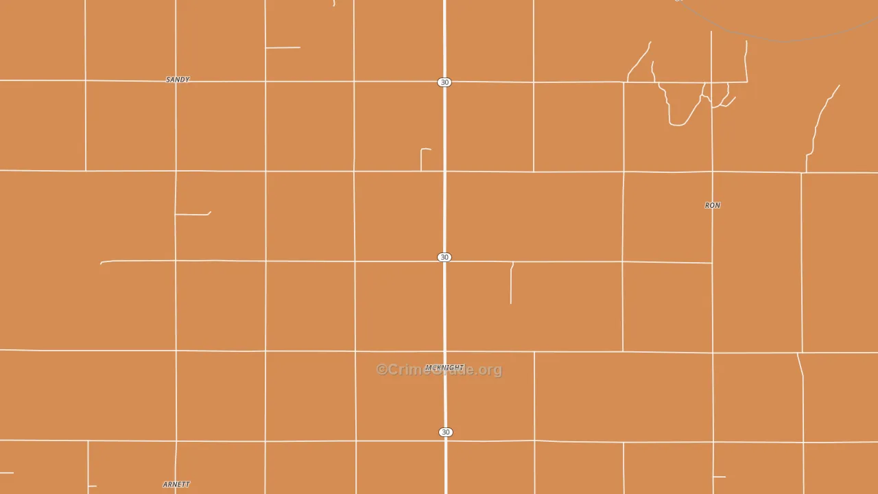 McKnight, OK Map of Drug-Related Crime Rates