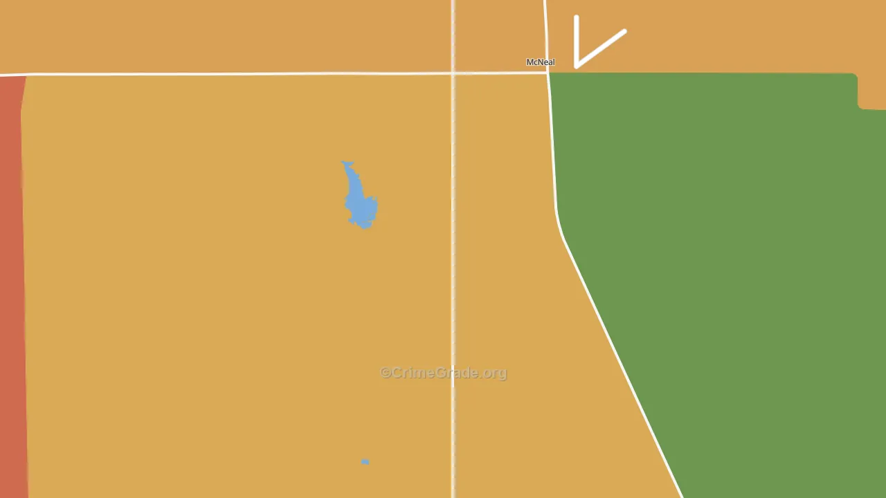 McNeal, AZ Map of Drug-Related Crime Rates