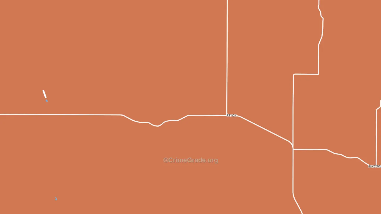 McPherson County, NE Map of Drug-Related Crime Rates