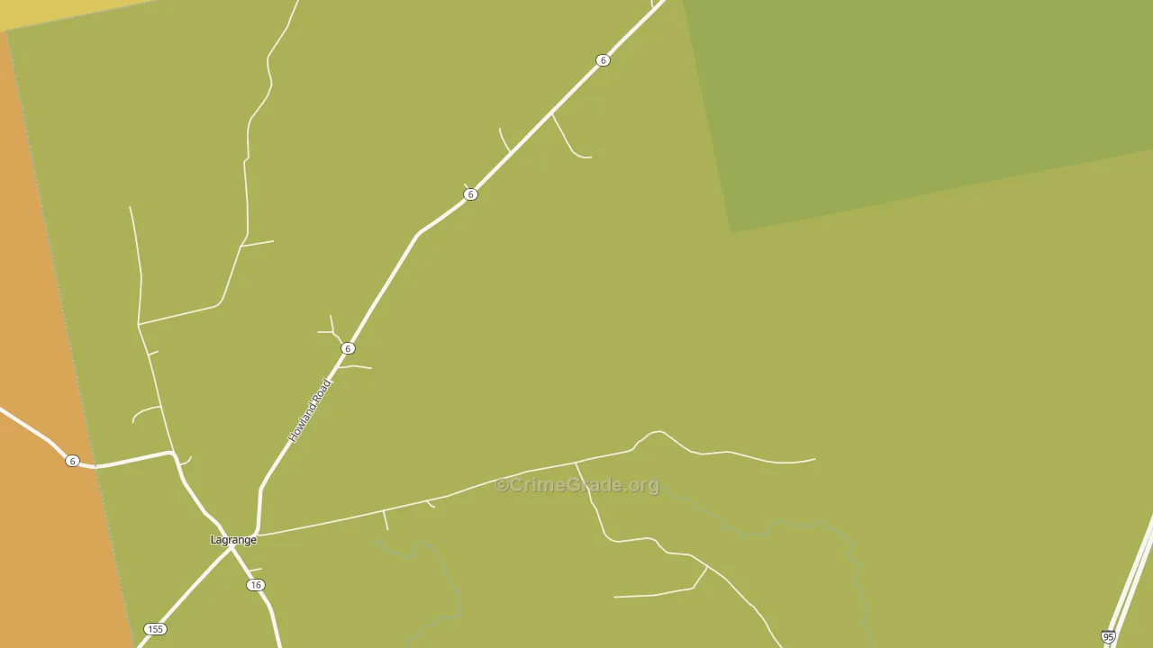 Medford, ME Map of Drug-Related Crime Rates