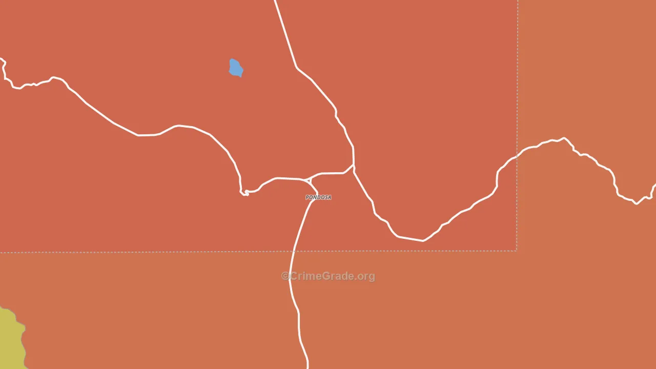 Medical Springs, OR Map of Drug-Related Crime Rates