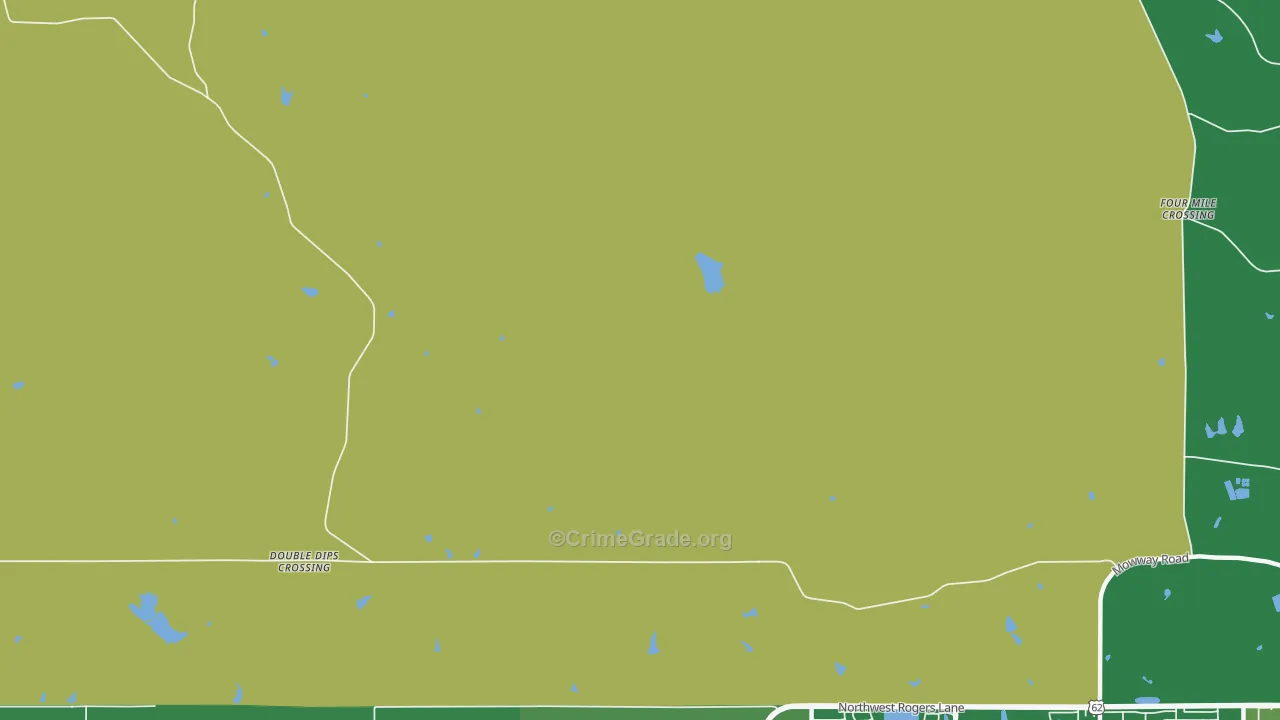 Meers, OK Map of Drug-Related Crime Rates