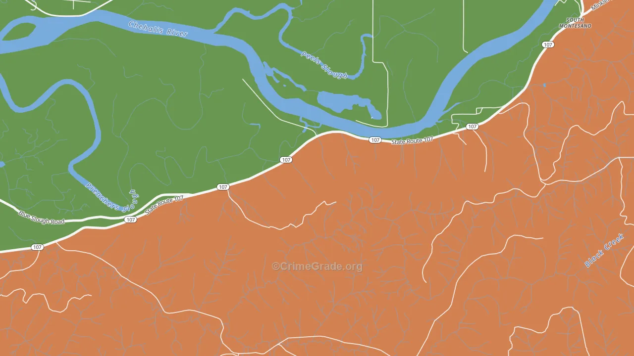 Melbourne, WA Map of Drug-Related Crime Rates