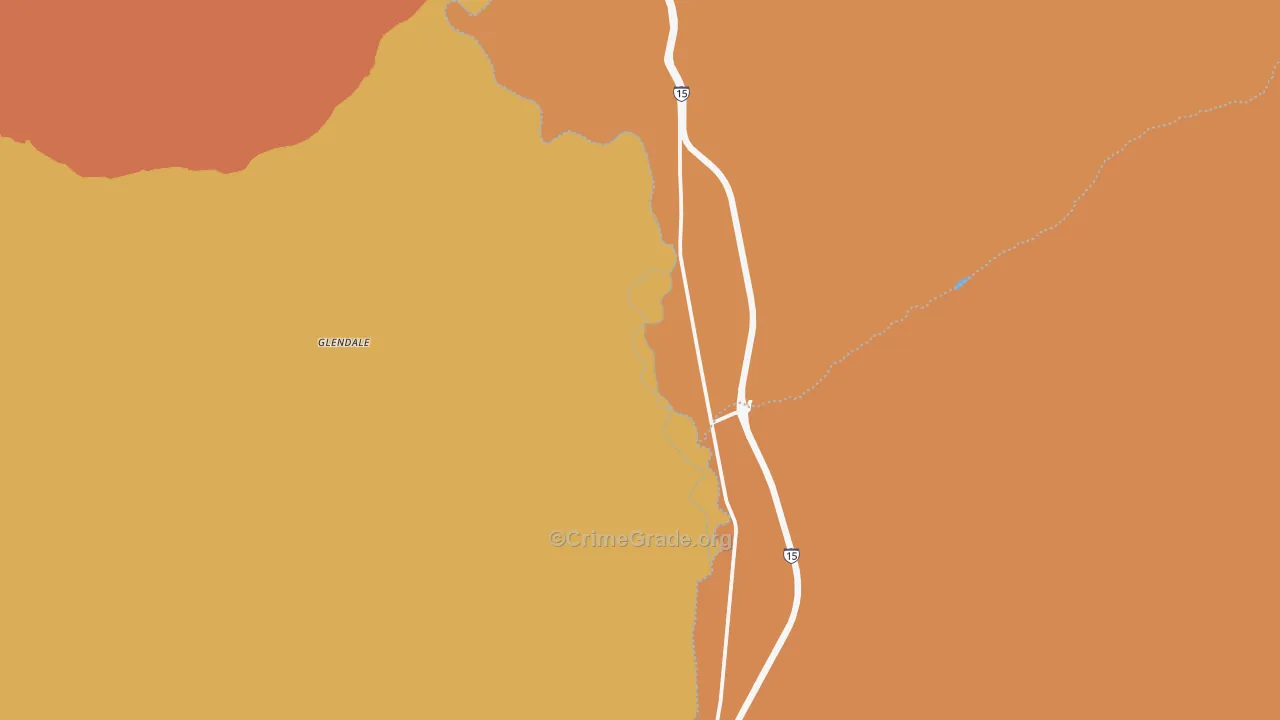 Melrose, MT Map of Drug-Related Crime Rates