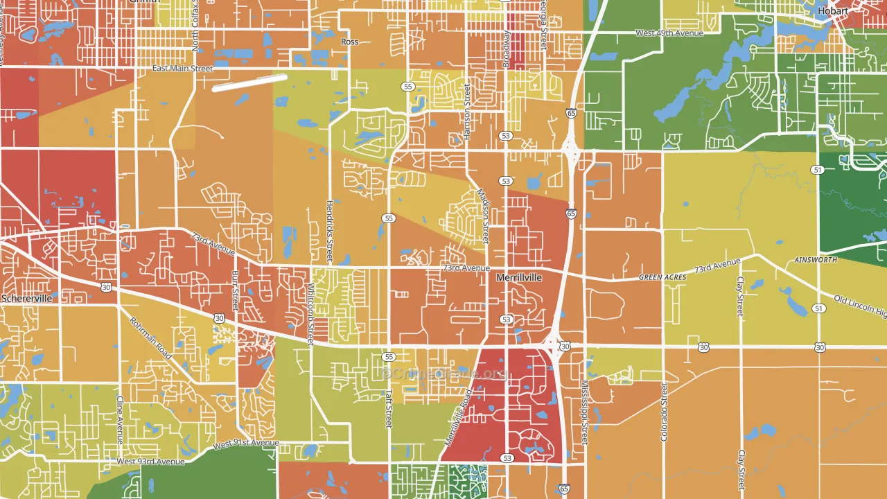 Rates and Maps | CrimeGrade.org