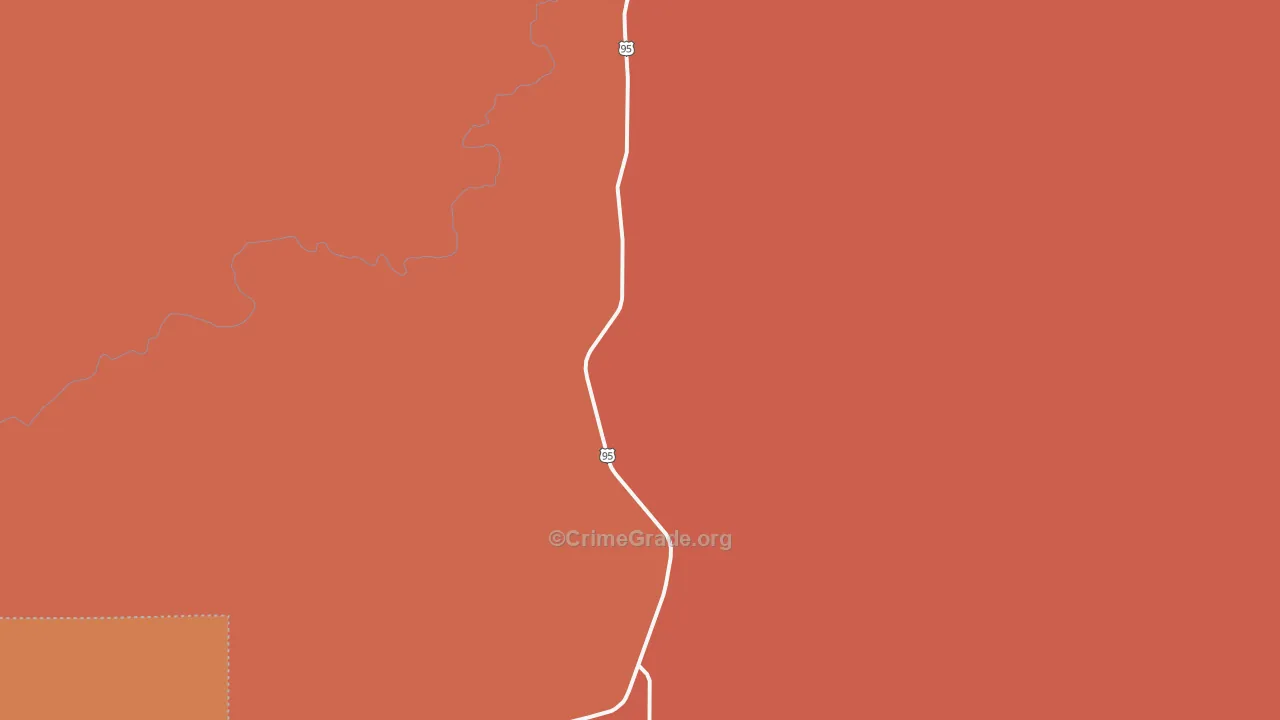 Mesa, ID Map of Drug-Related Crime Rates