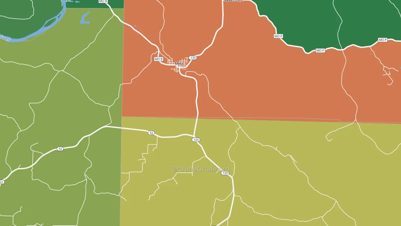 Meta, MO Map of Drug-Related Crime Rates
