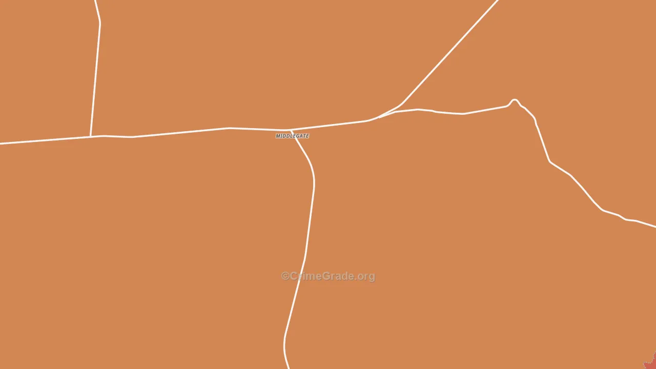 Middlegate, NV Map of Drug-Related Crime Rates