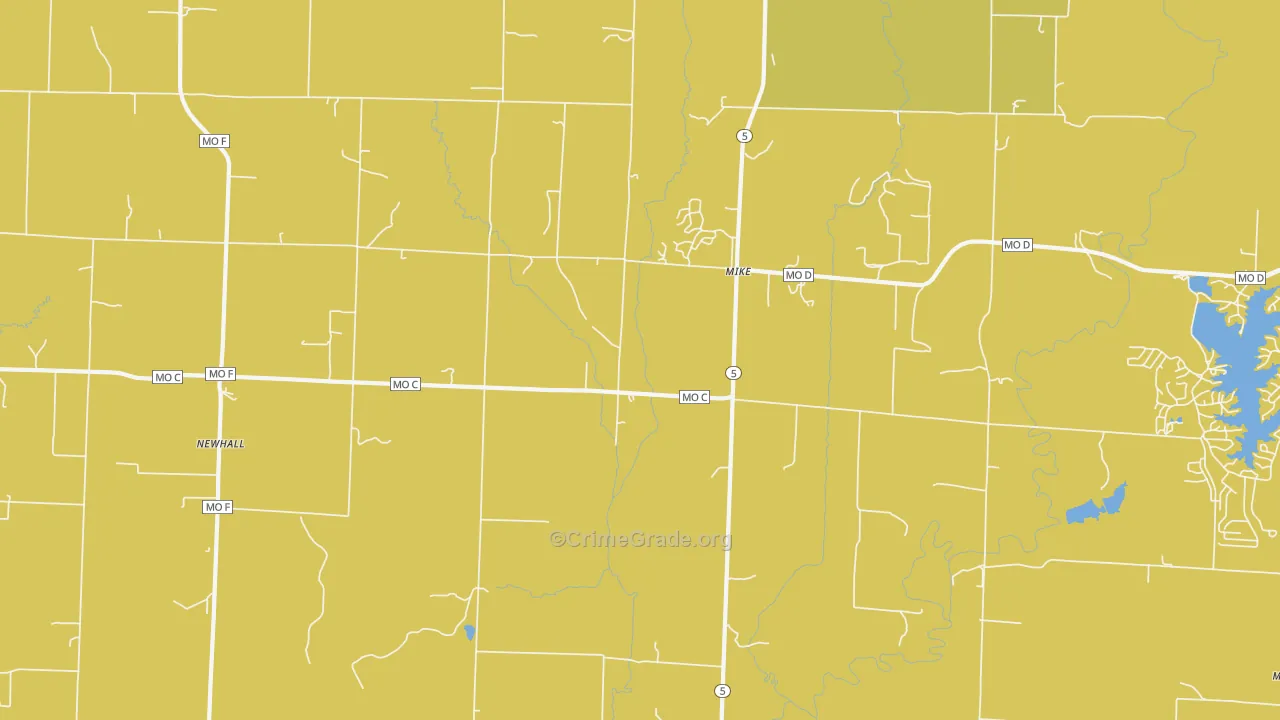 Mike, MO Map of Drug-Related Crime Rates