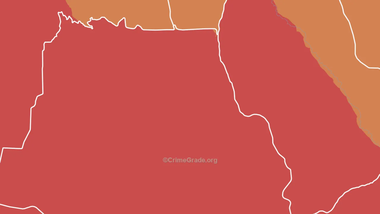 Mikkalo, OR Map of Drug-Related Crime Rates