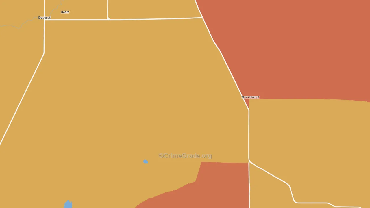 Millard County, UT Map of Drug-Related Crime Rates