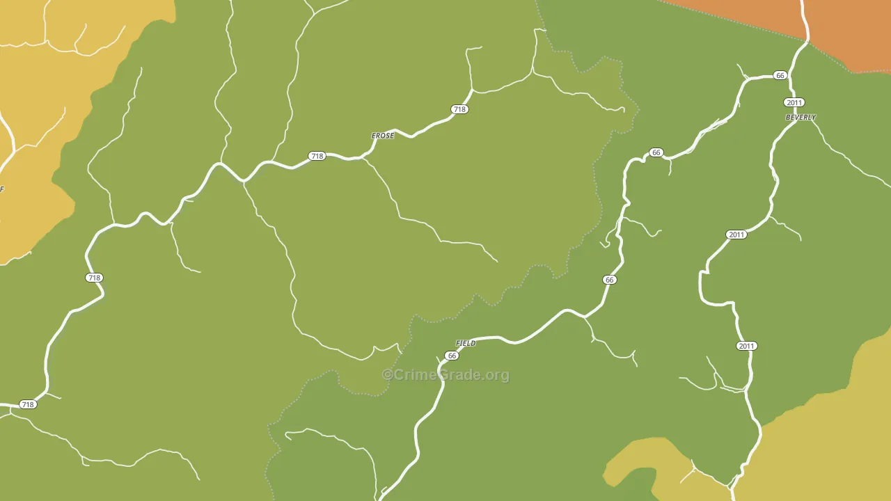 Mills, KY Map of Drug-Related Crime Rates