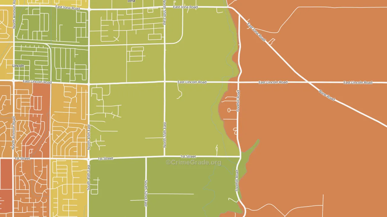 Milo, ID Map of Drug-Related Crime Rates