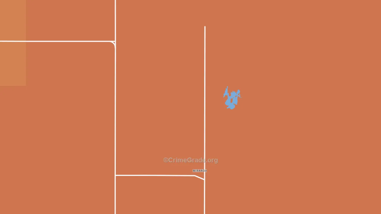 Miranda, SD Map of Drug-Related Crime Rates