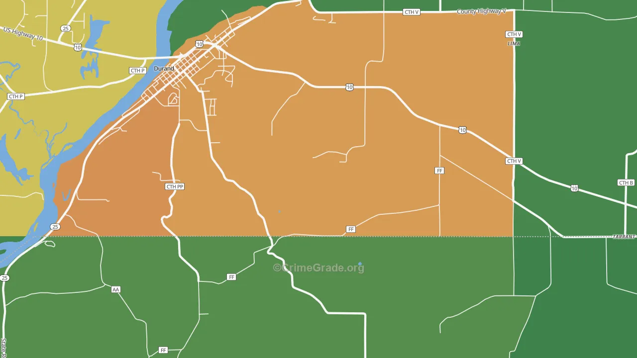 Misha Mokwa, WI Map of Drug-Related Crime Rates