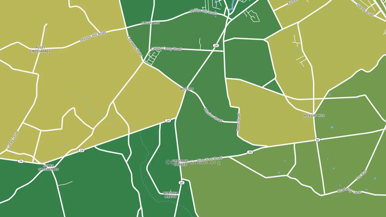 Mission, DE Map of Drug-Related Crime Rates