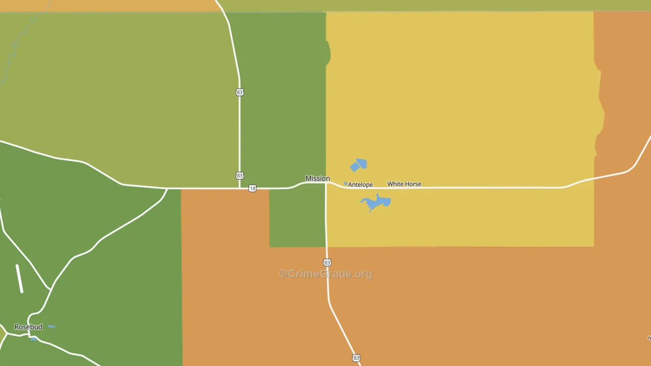 Mission, SD Map of Drug-Related Crime Rates
