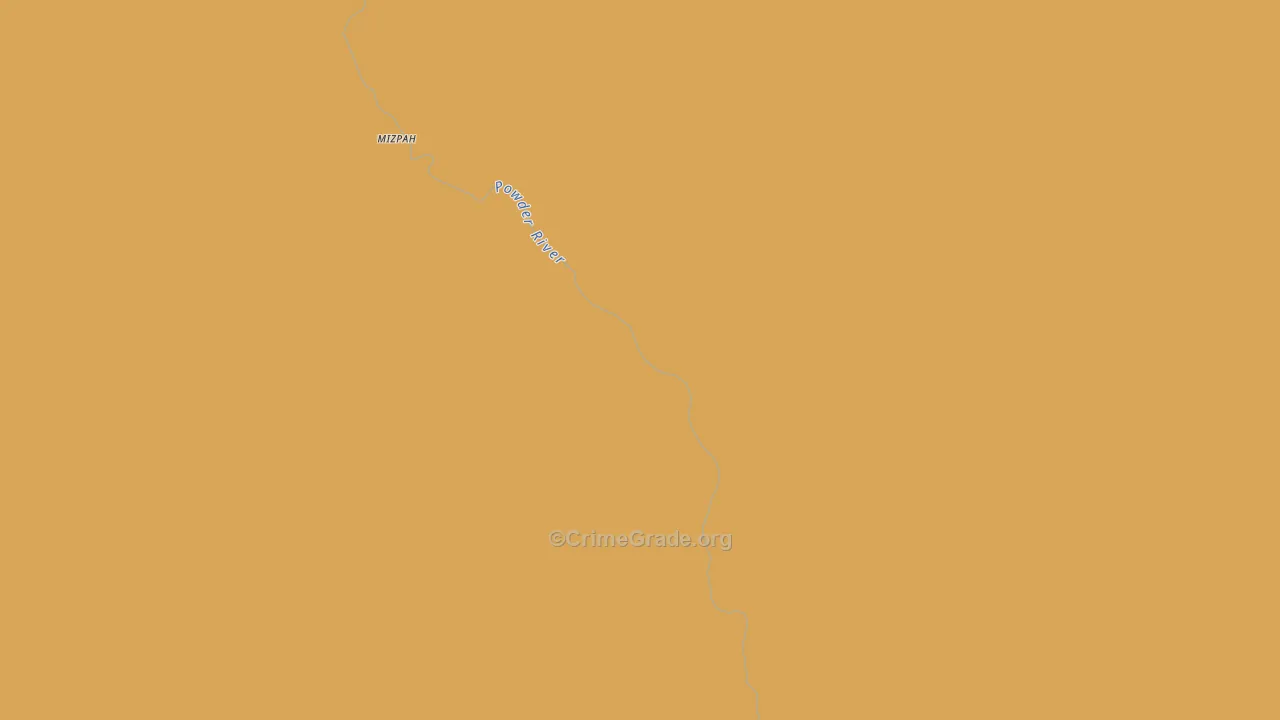 Mizpah, MT Map of Drug-Related Crime Rates