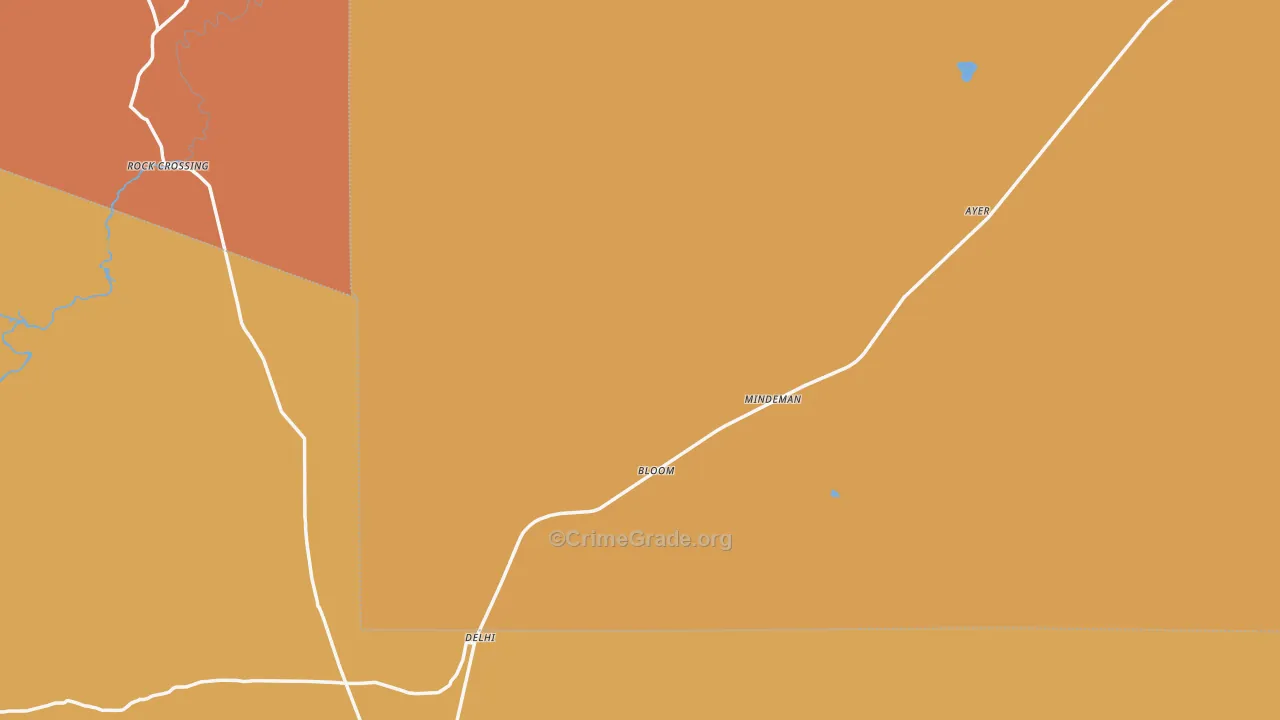 Model, CO Map of Drug-Related Crime Rates
