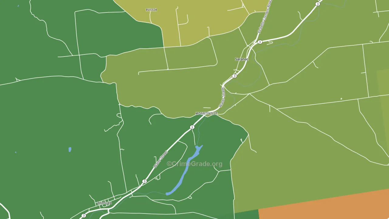 Moffitsville, NY Map of Drug-Related Crime Rates