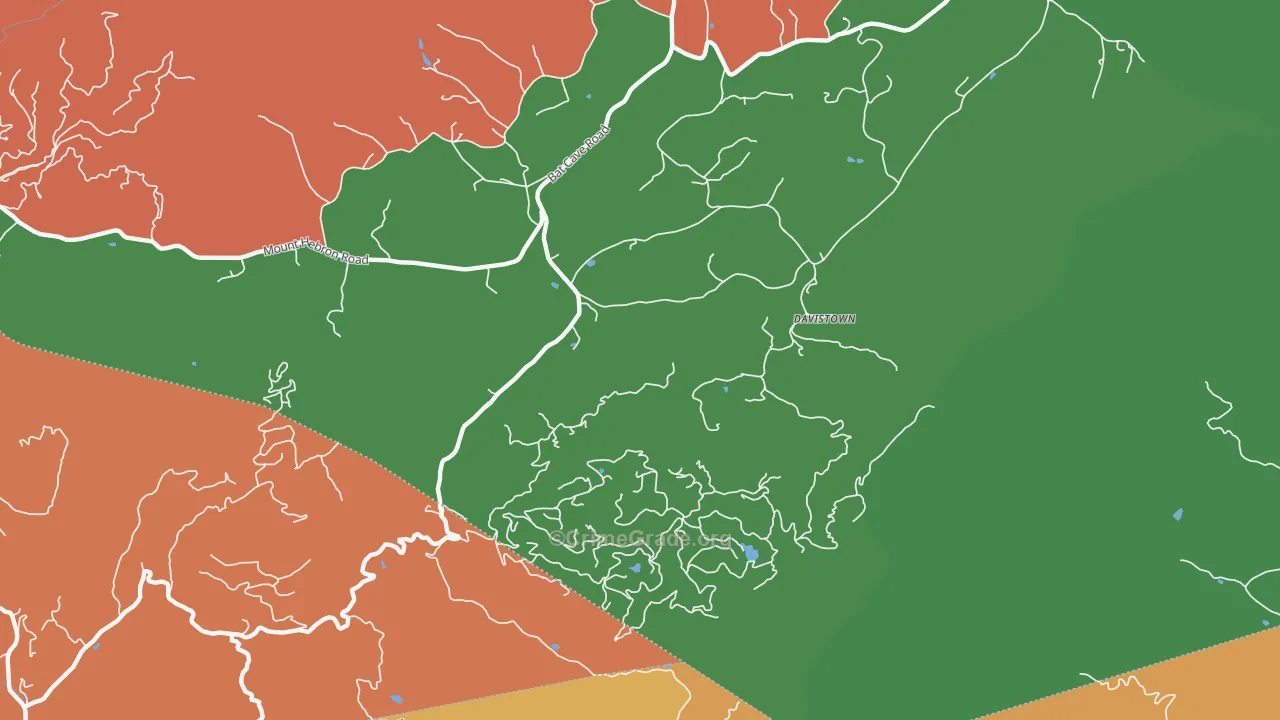 Moffitt Hill, NC Map of Drug-Related Crime Rates