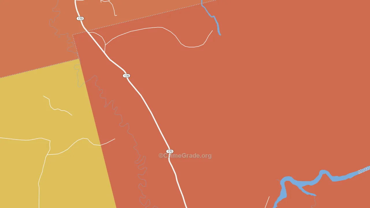 Molunkus, ME Map of Drug-Related Crime Rates
