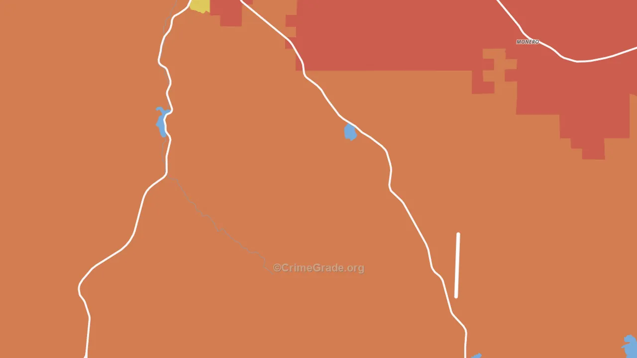 Monero, NM Map of Drug-Related Crime Rates
