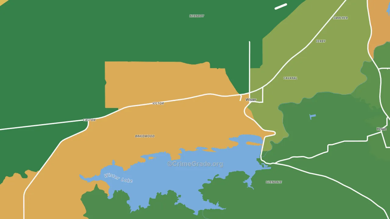 Monroe, OK Map of Drug-Related Crime Rates