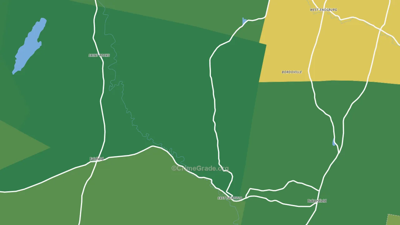 Montgomery, VT Map of Drug-Related Crime Rates