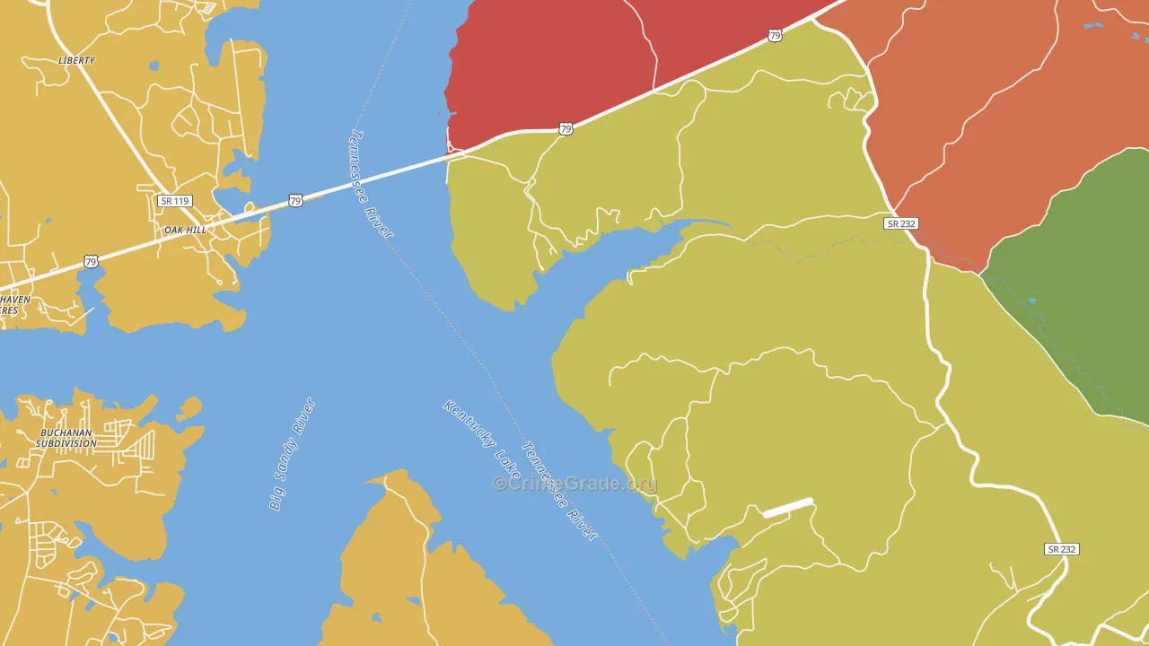 Moons, TN Map of Drug-Related Crime Rates
