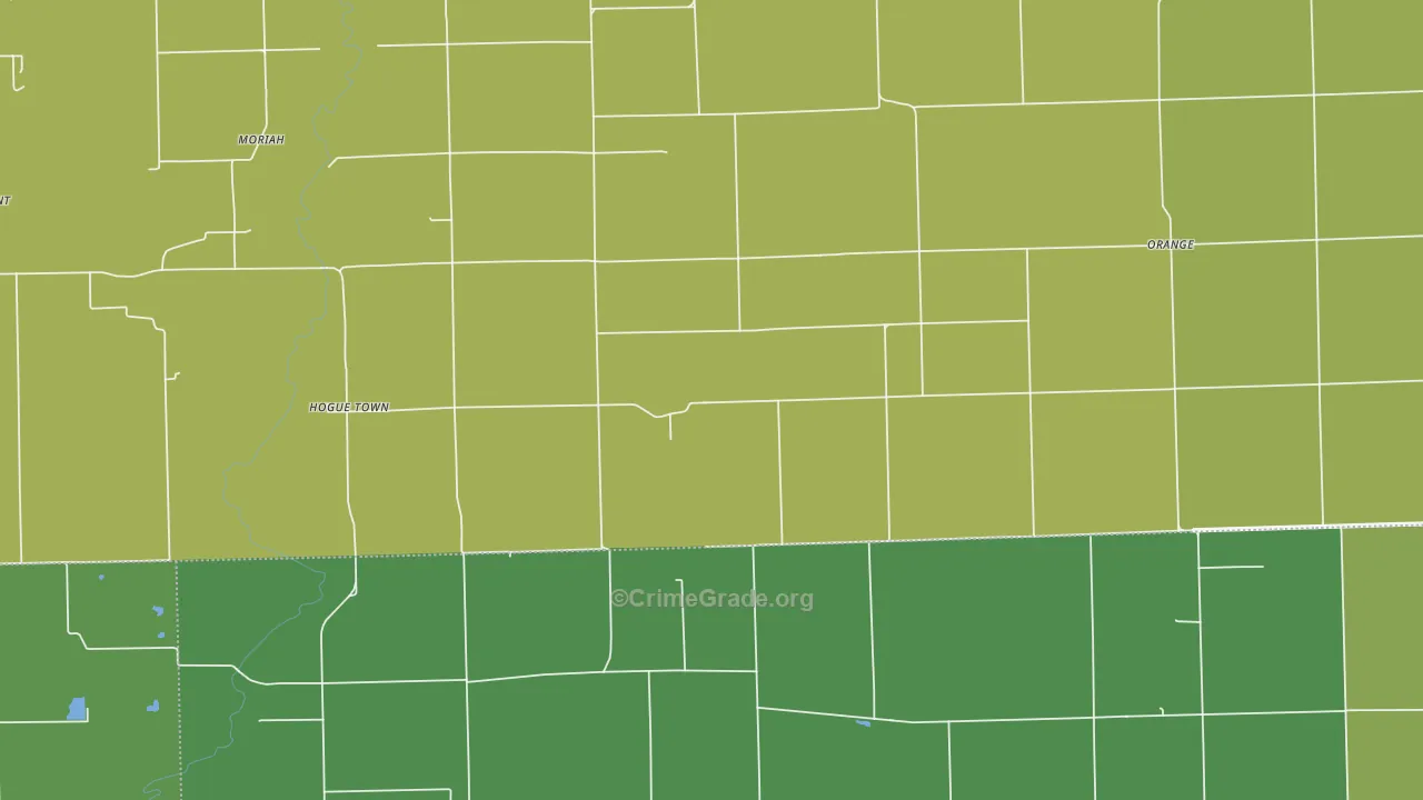 Moonshine, IL Map of Drug-Related Crime Rates