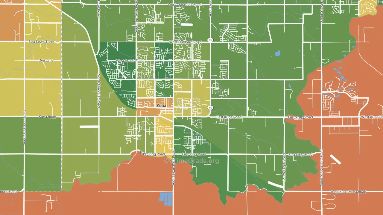 Mora, ID Map of Drug-Related Crime Rates