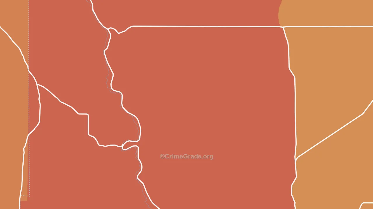 Morgan, OR Map of Drug-Related Crime Rates