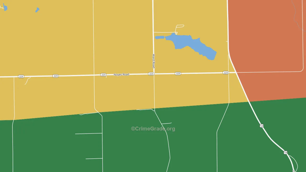 Morris Corner, ME Map of Drug-Related Crime Rates