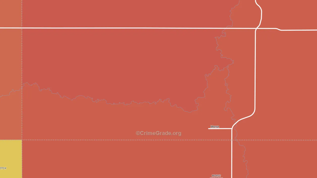 Morse, TX Map of Drug-Related Crime Rates